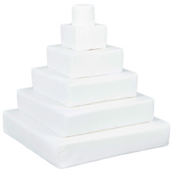 Conjunto pirámide de 6 bloques de espuma Conjunto pirámide de 6 bloques de espuma